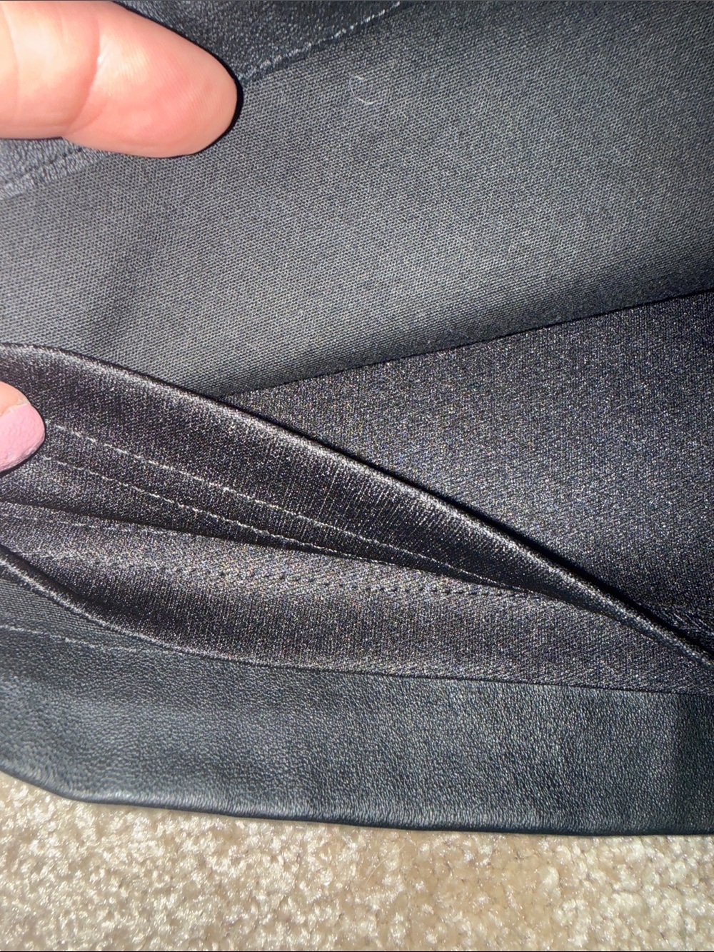ROBERT RODRIGUEZ BLACK LEATHER PENCIL SKIRT - SIZE 4. B14 - Picture 4 of 4